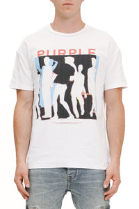 Purple Brand Textured Inside Out Tee (WHITE)