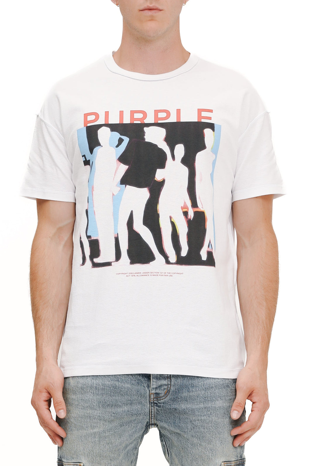 Purple Brand Textured Inside Out Tee (WHITE)