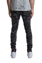 Load image into Gallery viewer, Purple Brand Skinny Grunge Print