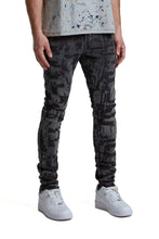 Load image into Gallery viewer, Purple Brand Skinny Grunge Print