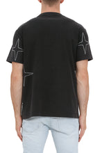 Load image into Gallery viewer, Purple Brand Textured Jersey Ss Tee (BLACK)
