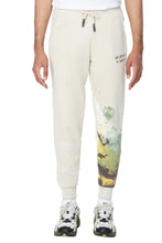 Load image into Gallery viewer, Eleven Paris KNIT ABSTRACT AOP JOGGER PANT (OATMEAL)