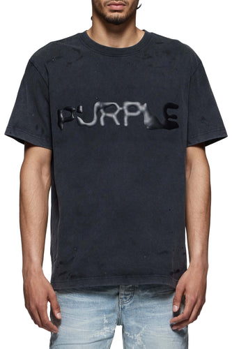 Purple Brand Hwt Jersey Ss Tee (BLACK)