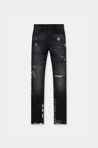 RTA Clayton Jean | Distressed Charcoal Paint
