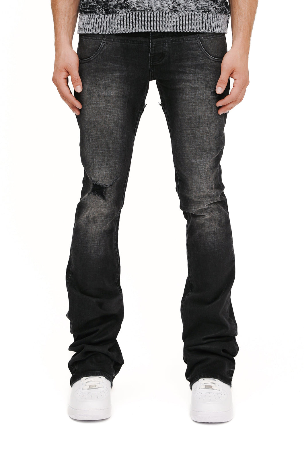 Purple Brand Onyx Coated Double Waist (BLACK)