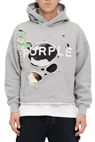 Purple Brand Hwt Fleece Po Hoody (HEATHER)