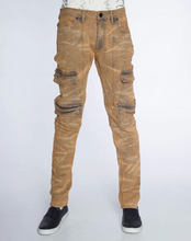 Load image into Gallery viewer, A Tiziano Tyler | Men&#39;s Stretch Twill Jean With Stains (Dijon)